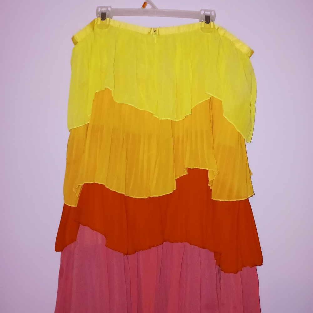 Colorful Layered Women's Skirt - Picture 8 of 10